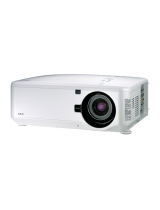 NEC5500-lumen Widescreen Professional Installation Projector w/ Lens