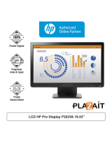 HP ProDisplay P202va 19.53-inch Monitor Användarguide