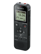 Sony ICD-PX470 ユーザーマニュアル