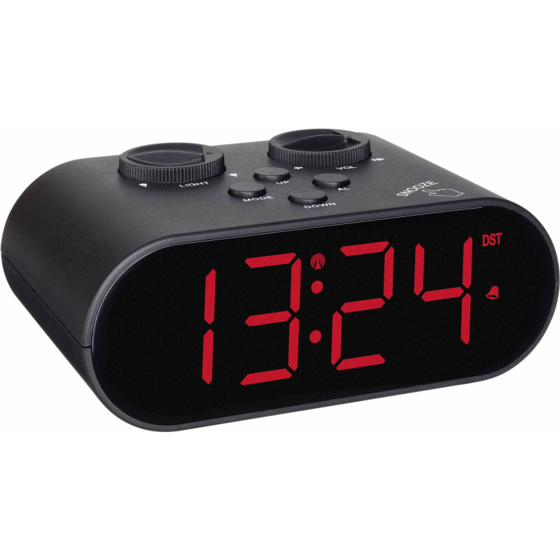 Digital Radio-Controlled Clock with USB-Charging Function ELLYPSE