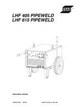 ESAB LHF 405 Pipeweld Používateľská príručka