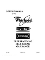 Whirlpool SF372BEE Q/Z User manual