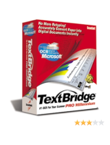 Nuance TextBridge Pro Millenium User manual