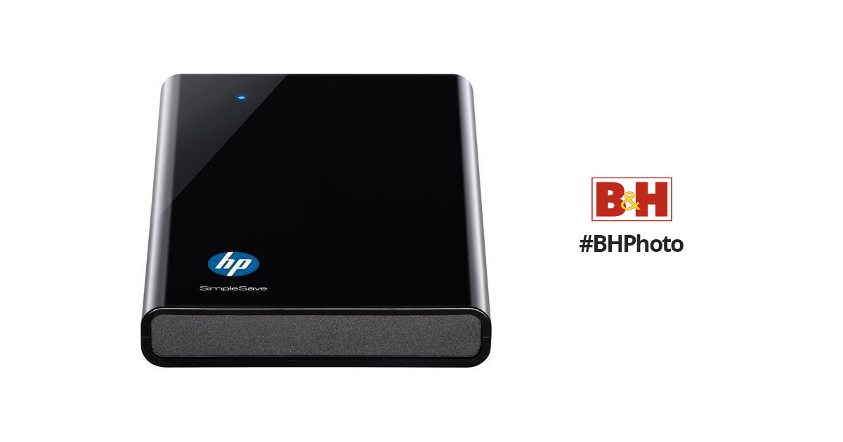 HPBAAC3200ABK-NHSN - HP SimpleSave Portable Hard Drive 320 GB External