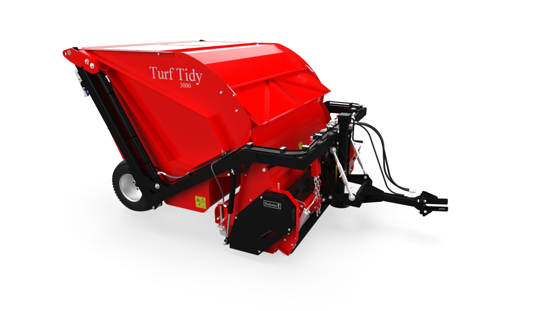 Turf-Tidy 2300 as Sweeper