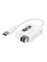 Tripp Lite USB to LC Fiber Transceivers Quick start guide