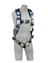 3MDBI-SALA® ExoFit STRATA™ Vest-Style Climbing Harness 1112508, Grey, Blue, X-Large, 1 EA