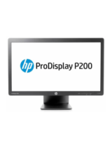 HP ProDisplay P231 23-inch LED Backlit Monitor Användarguide