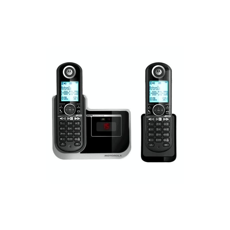 DIGITAL CORDED-CORDLESS PHONE WITH ANSWERING MACHINE AND KEYPAD IN BASE-SD4591