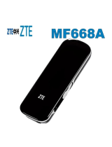 ZTE MF668A ユーザーマニュアル