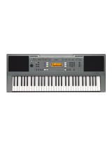 Yamaha YPT 300 - Full Size Enhanced Teaching System Music Keyboard Bruksanvisning