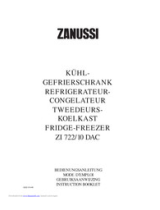 Zanussi ZI722/10DAC Benutzerhandbuch