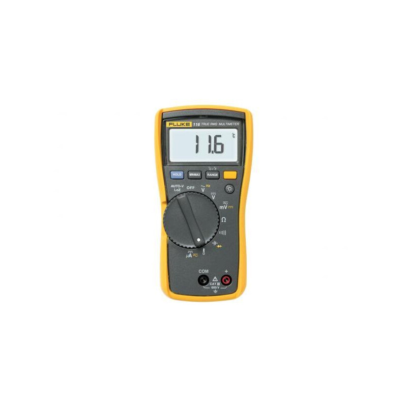 116 VVS-multimeter med temperatur og mikroampere
