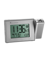 TFA Dostmann Radio-Controlled Projection Alarm Clock with Temperature El manual del propietario