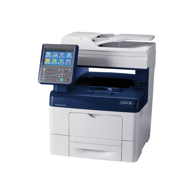 WorkCentre 6655V_X A4 35/35ppm Duplex Copy/Print/Scan/Fax Sold Adobe PS3 PCL5/6 2 Trays Total 700 sheets