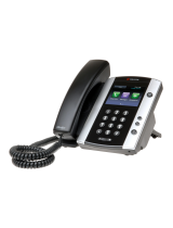 Polycom Telephone VVX 500 User manual
