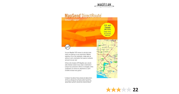 Mapsend Direct Route - GPS Map