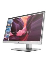 HP EliteDisplay E223d 21.5-inch Docking Monitor Användarmanual