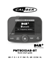 Caliber PMT801DAB-BT Guía de inicio rápido