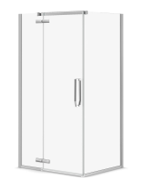 MAAX136330-900-084-000 Link Rectangular Pivot Shower Door 42 x 34 x 75 in. 8 mm