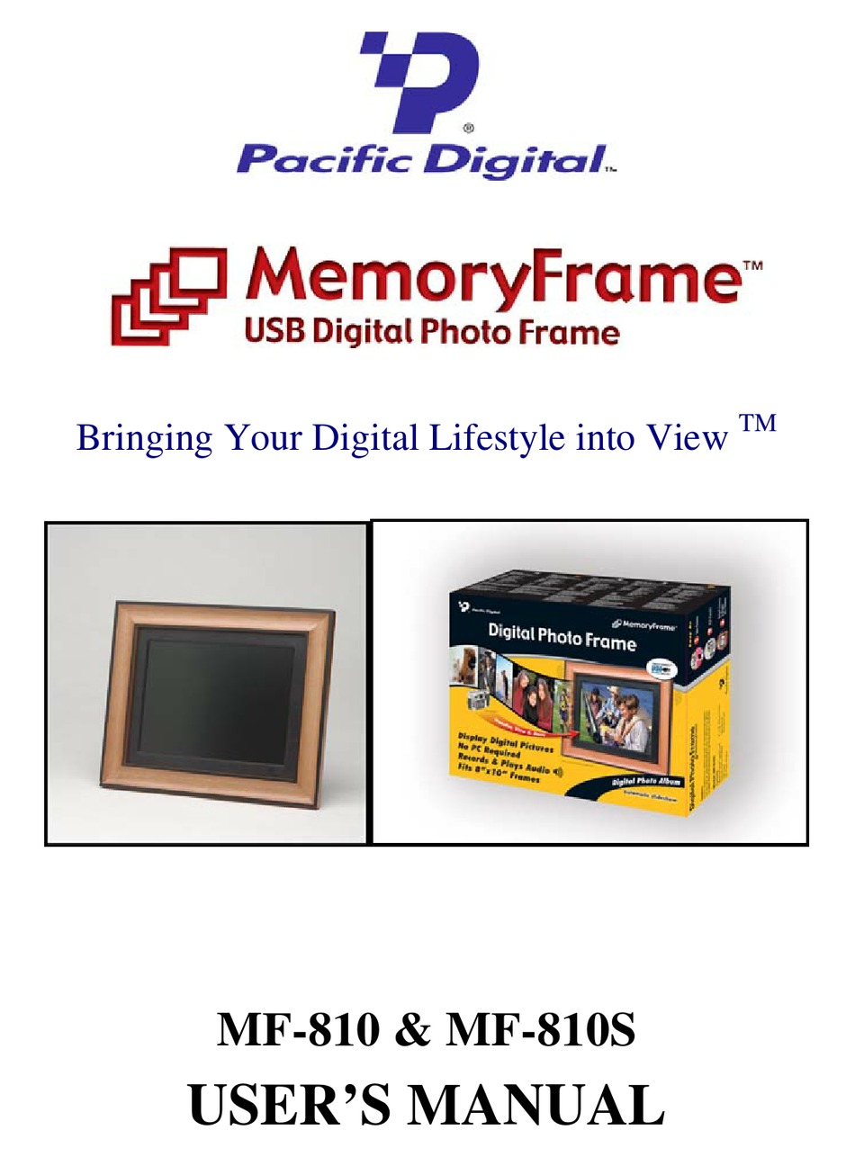 Digital Photo Frame MF-810S