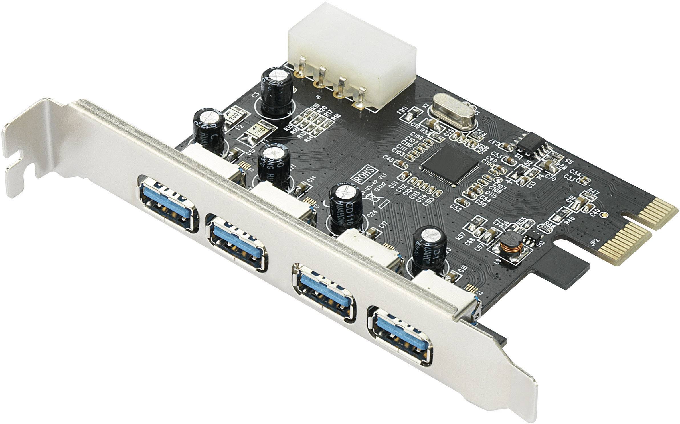 6+1 ports USB 3.0 controller card USB type A PCIe