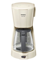 Siemens TC3A0103 COFFEE MAKER Manual do proprietário