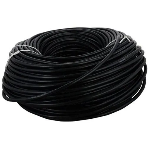 BLACK COPPER CABLE - 10mm² - PVC INSULATED - 100m