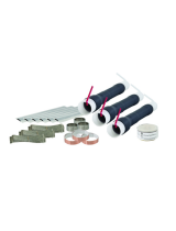 3MCold Shrink QT-III 3/C Termination Kit 7685-S-8-3-RJS, Tape/Wire/UniShield®, 3.3-35 kV, Insulation OD 1.18-1.52 in, 3/kit
