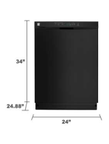 Kenmore24'' Built-In Dishwasher w/ PowerWave Spray Arm - Black ENERGY STAR