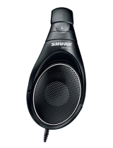 Shure SRH1440 Professional Open Back Headphones Manuale del proprietario