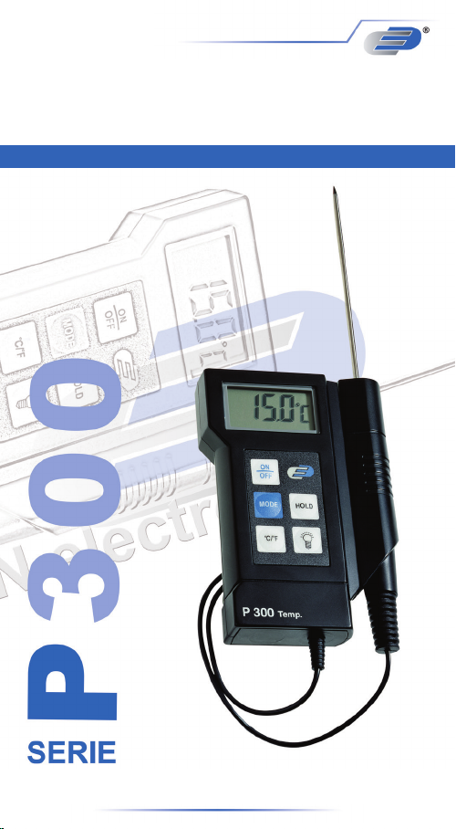 Professional digital thermometer with penetration probe P300