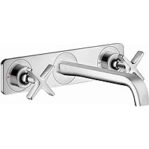 36115001 Wall-Mounted Widespread Faucet Trim with Base Plate, 1.2 GPM