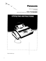 Panasonic KXT1456BS Operating instructions