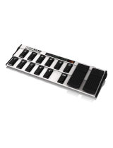 Behringer MIDI FOOT CONTROLLER FCB1010 Guia rápido