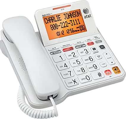 Big button/big display telephone/answering system