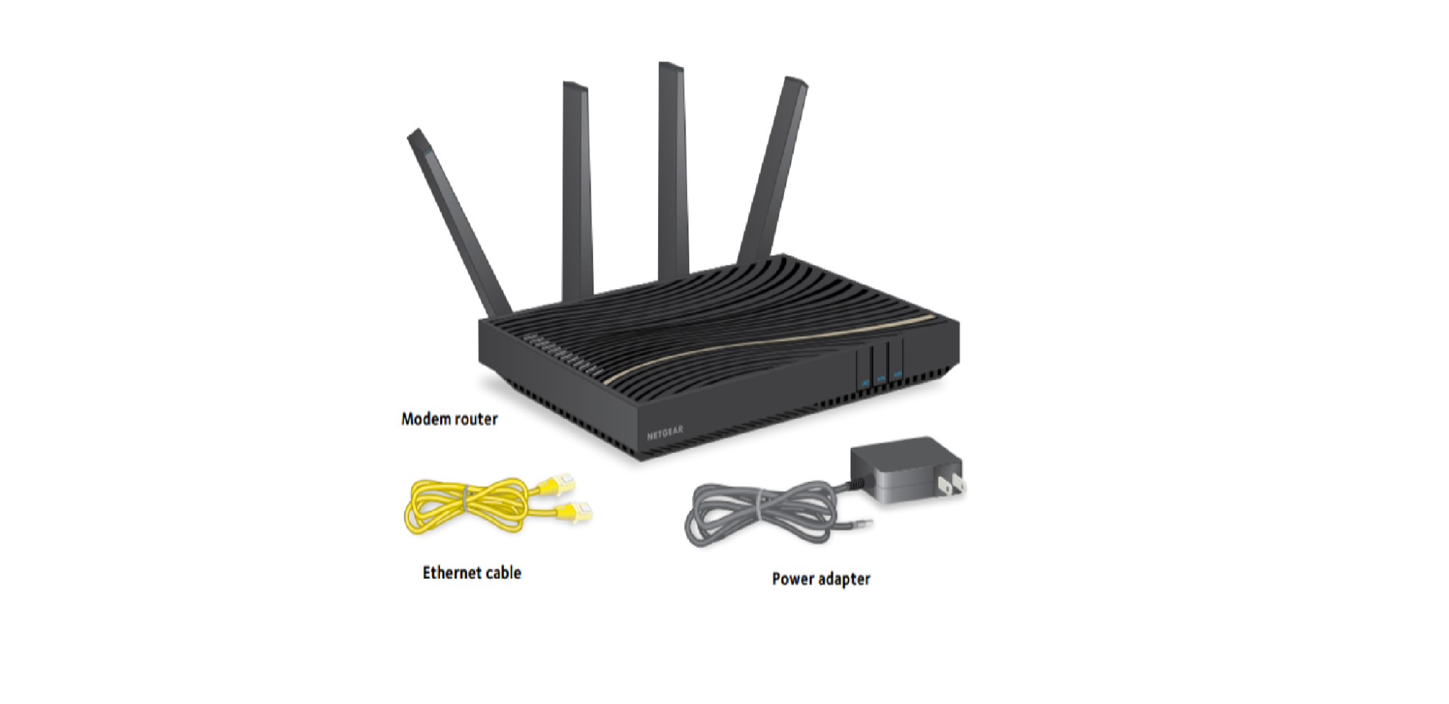 Nighthawk X4 AC3200 WiFi Cable Modem Router C7500