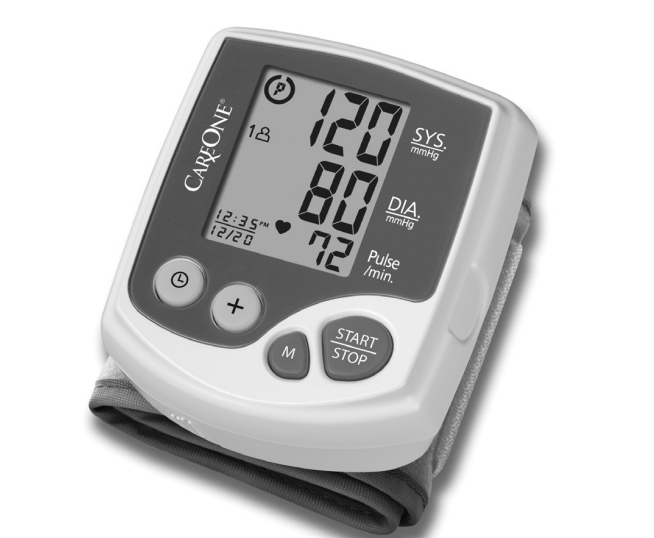 CareOne Automatic Wrist Blood Pressure Monitor AHBPW-060