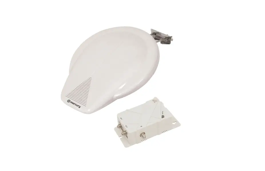 Outdoor Amplified HDTV Aerial for Caravans and Boats