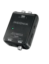 InsigniaNS-HZ313/ NS-HZ313-C Optical/ Coaxial Digital to Analog Converter