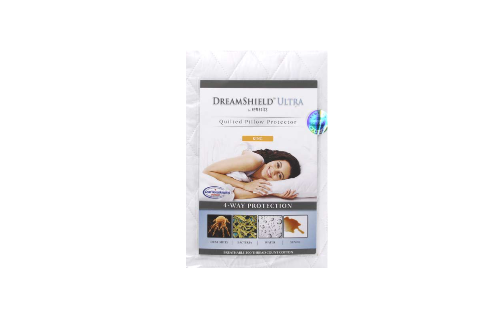 DSH-UQPPK Sleep System DreamShield Ultra King Size Quilted Pillow Potector