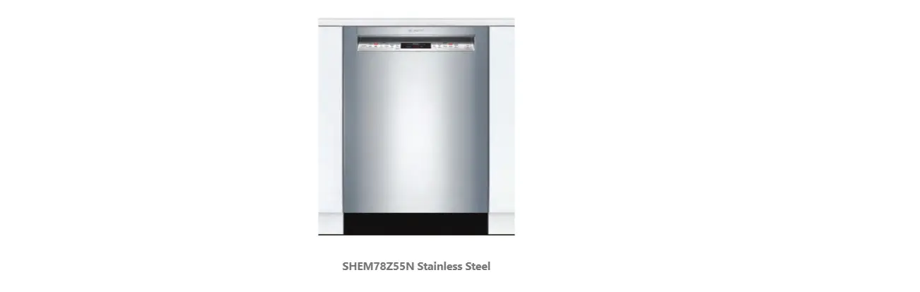 24″ Recessed Handle Dishwasher [SHEM78Z55N]