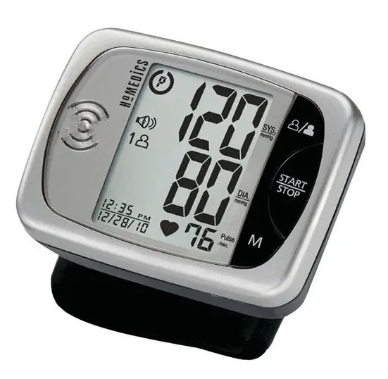 Automatic Wrist Blood Pressure Monitor with Voice Assist