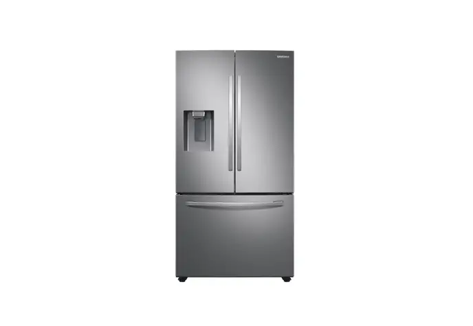 27 cu. ft. Large Capacity 3-Door French Door Refrigerator Dual Ice Maker