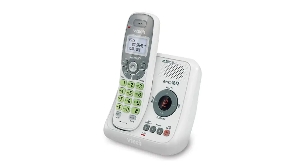DECT 6.0 Cordless Telephone Answering System
