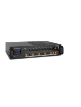 Power DynamicsPDV Series 100V MP3 4 Zone Amplifier