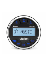 Clarion Marine Bluetooth USb MP3 WMA Receiver Installation guide