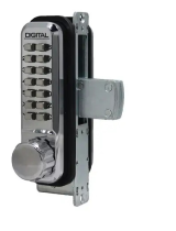 LOCKEY USA2900 Mechanical Keyless Narrow Stile Deadbolt Lock