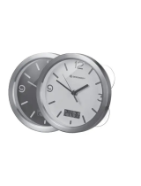 Bresser MyTime Thermo-/Hygro Bath Clock - grey Manuale del proprietario