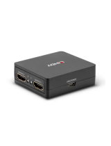 Lindy 2 Port HDMI 18G Splitter, Compact Manuale utente